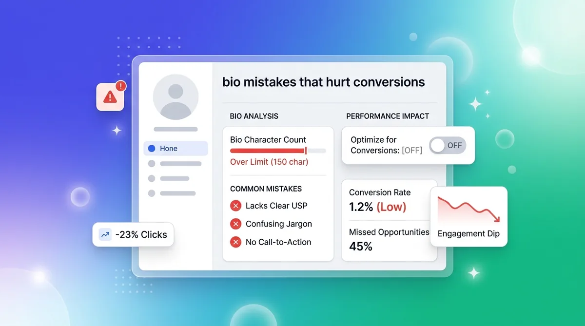 Quick Answer: How to Fix Bio Mistakes That Hurt Your Conversions